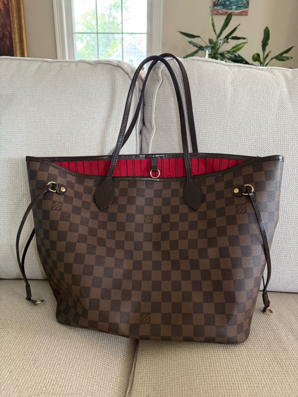 Louis Vuitton Neverfull MM Damier Ebene - Picture 3 of 9